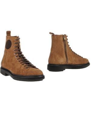 Jimmy Choo Khaki Ankle Boots Soft Leather - Brown