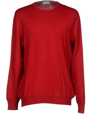Gran Sasso Brick Sweater Virgin Wool - Red