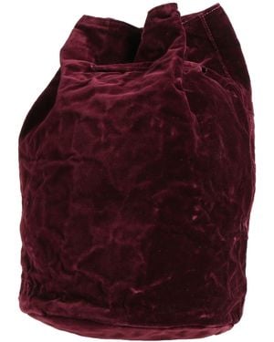 Zilla Burgundy Backpack Textile Fibres - Red