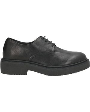 Pollini Lace-Up Shoes Leather - Black