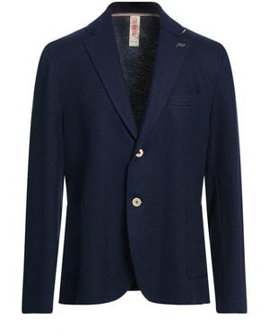 Bob Blazer Linen, Cotton - Blue