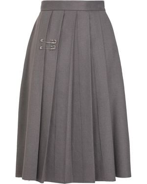 8 by YOOX Midi Skirt - Gray