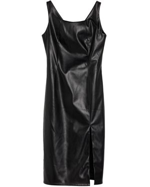 Liya Midi Dress Polyester, Polyurethane - Black