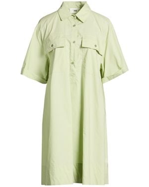 SOLOTRE Light Mini Dress Cotton - Green