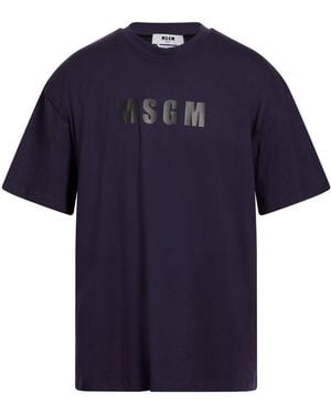 MSGM T-Shirts - Blau