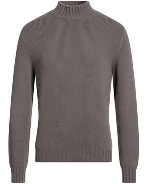 Fedeli Turtleneck Virgin Wool, Cashmere - Grey