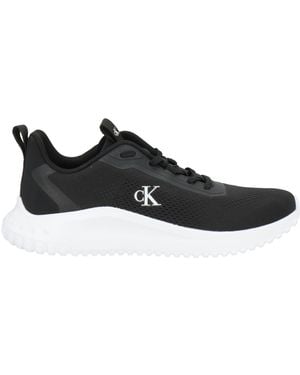 Calvin Klein Sneakers Textile Fibers, Synthetic Material - Black