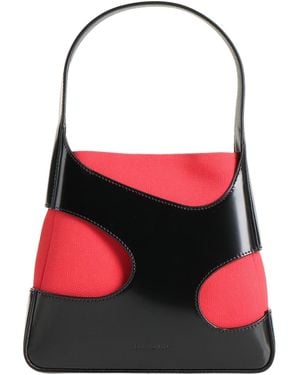 Ferragamo Handbag Leather, Textile Fibres - Red