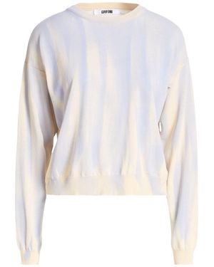 Grifoni Lilac Sweater Cotton, Silk - White