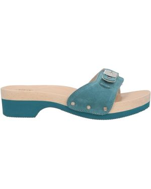 Scholl Iconic Mules & Clogs Leather - Blue