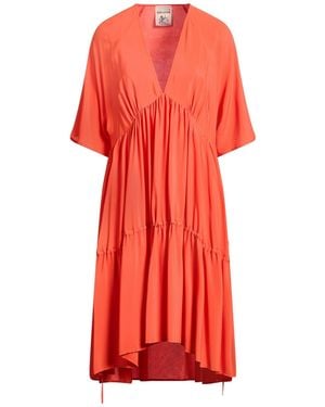 Semicouture Midi Dresses - Red