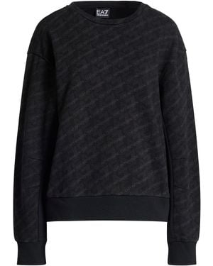 EA7 Sweatshirt Organic Cotton - Black