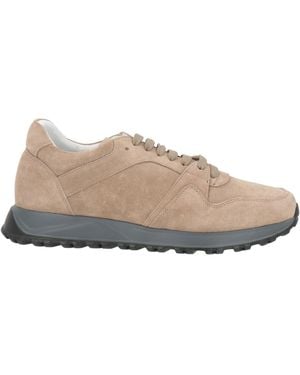 Pollini Khaki Sneakers Leather - Multicolor