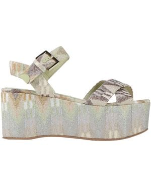Missoni Sandals Textile Fibres - Metallic