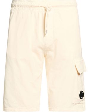 C.P. Company Ivory Shorts & Bermuda Shorts Cotton - Natural