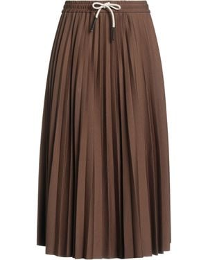 Ottod'Ame Midi Skirt - Brown