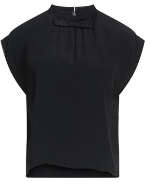 N°21 Top Acetate, Silk - Black