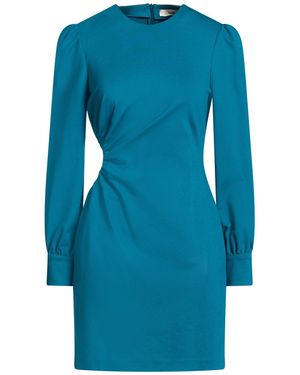 Suoli Deep Mini Dress Viscose, Polyamide, Elastane - Blue
