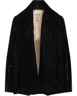 Uma Wang Jacket Viscose, Polyester, Cotton, Cupro - Black