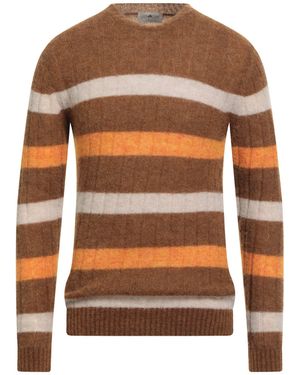 Irish Crone Sweater Alpaca Wool, Polyamide, Wool - Brown