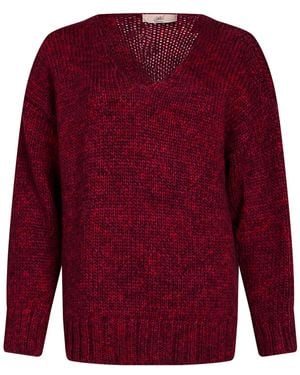 Carla G Jumper Wool, Polyacrylic, Alpaca Wool - Red