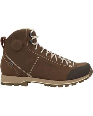 Dolomite Ankle Boots Leather, Textile Fibres - Brown