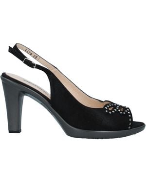 Melluso Sandals Soft Leather - Black