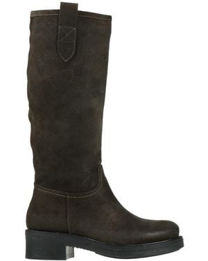 CafeNoir Dark Boot Leather - Black
