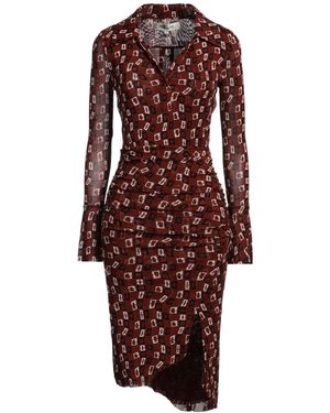 Diane von Furstenberg Vestito Midi - Rosso