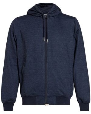 Fedeli Midnight Sweatshirt Wool, Cotton - Blue