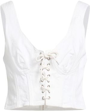 Grifoni Top Cotton, Elastane - White