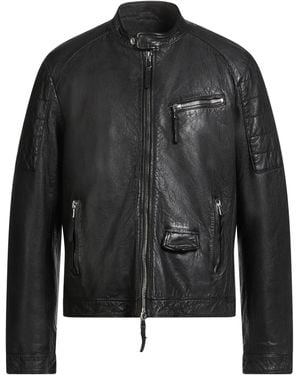 THE JACK AND JACKIE LEATHERS Jacket Leather - Black