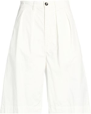 TRUE AVENUE Shorts & Bermuda Shorts Polyester, Viscose - White
