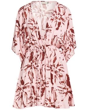Haveone Light Mini Dress Viscose - Red