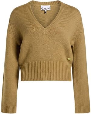 Ganni Pullover - Grün