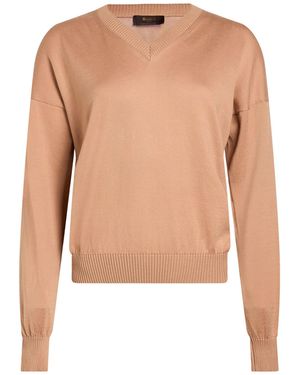 Moorer Sweater Cotton - Brown