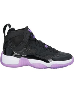 Nike Trainers Leather, Textile Fibres - Black