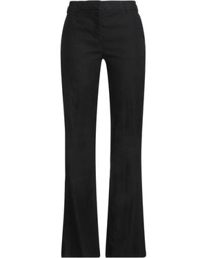 Hannes Roether Trousers Cotton, Linen - Black
