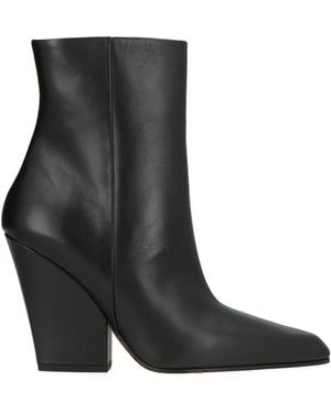 Paris Texas Ankle Boots Calfskin - Black