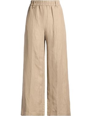 Marella Pants Viscose, Linen - Natural