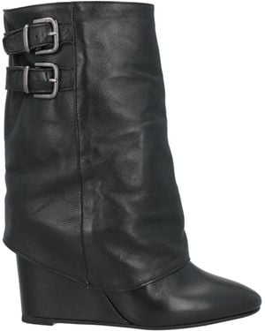 Ovyè Botines De Caña Alta - Negro