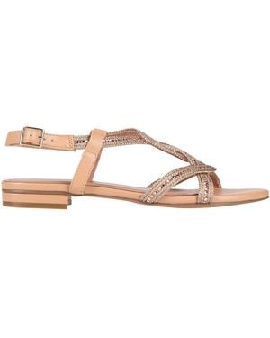 Bibi Lou Blush Sandals Textile Fibers, Synthetic Material - Brown