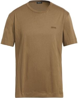 ZEGNA T-Shirts - Grün