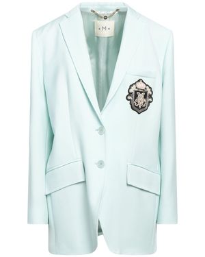 DMN Paris Blazer Viscose, Virgin Wool, Elastane - Blue