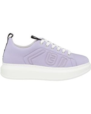 La Fille Des Fleurs Lilac Trainers Textile Fibres - Purple