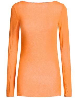 Rose' A Pois T-Shirt Viscose, Polyamide, Cashmere, Elastane - Orange