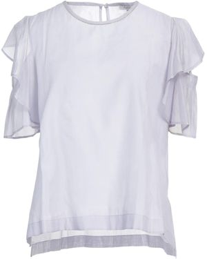 Peserico Lilac Top Cotton, Silk - White