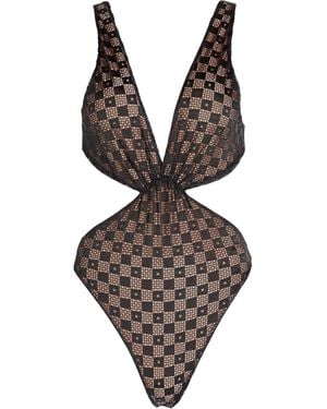 Forte Forte Lingerie Bodysuit - Brown