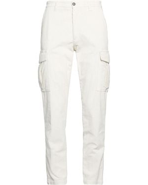 Eleventy Pants Cotton, Elastane - White