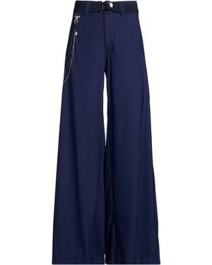 High Pants Nylon, Elastane - Blue